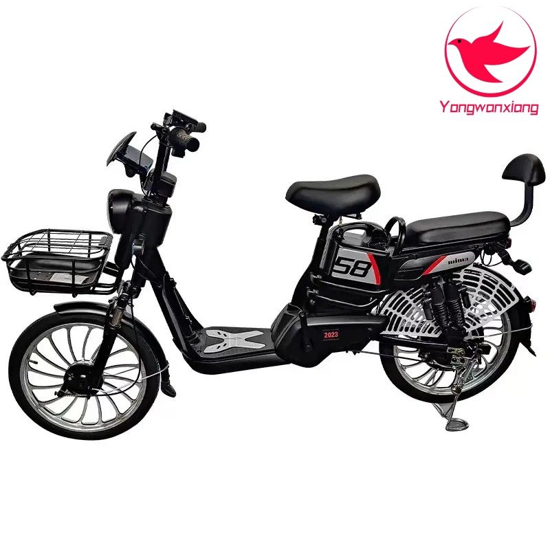 Hot 500W 60V15A Removable Battery Factory Directly Price 20 Inch Ebike with Basket Electric Bike Electric Bicycle Adult