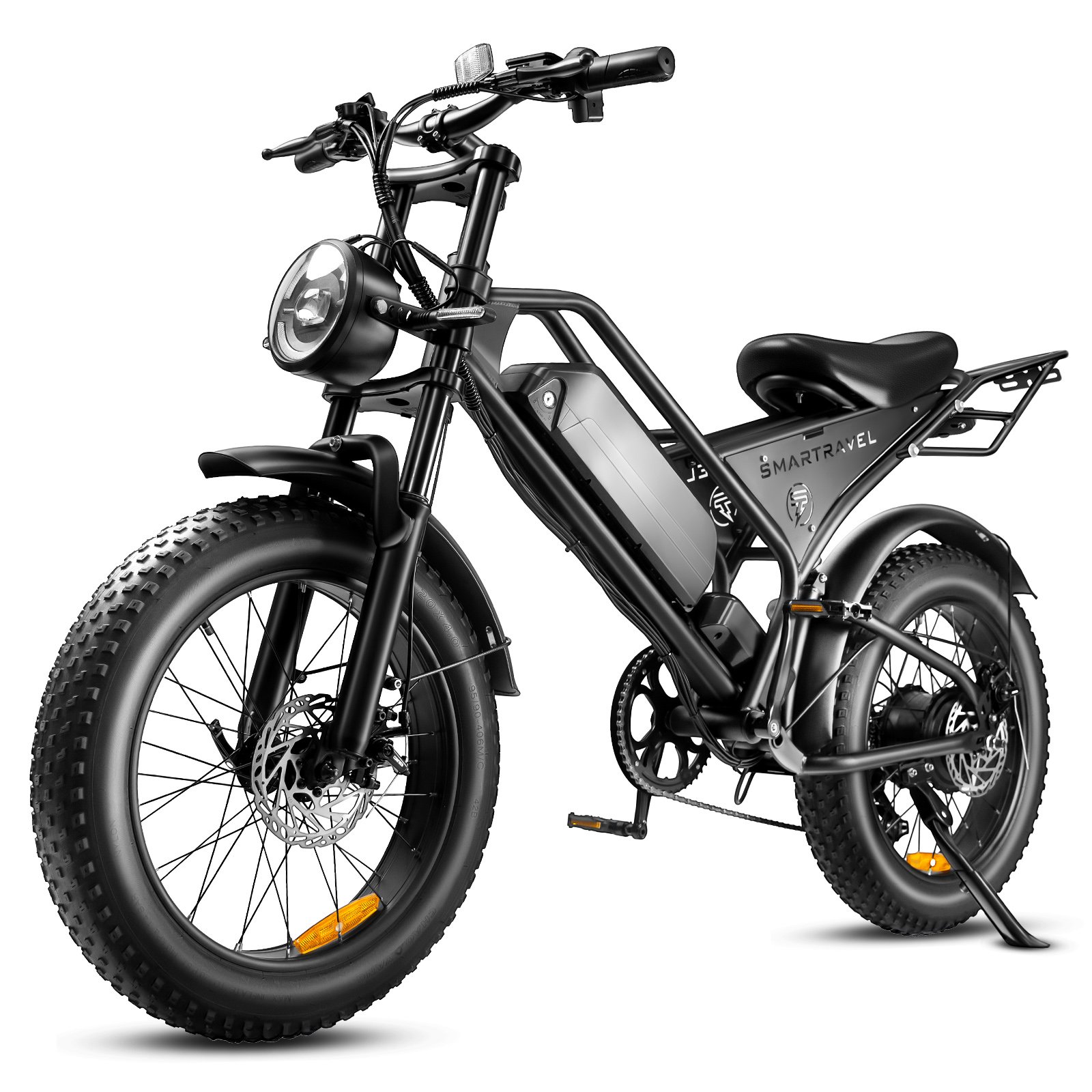 USA Warehouse In Stock 20"*4.0 Fat Tire Electric Mountain Bike 7 Speed 48V 15Ah Mountain Ebike 1000W Long Range Electric Bicycle