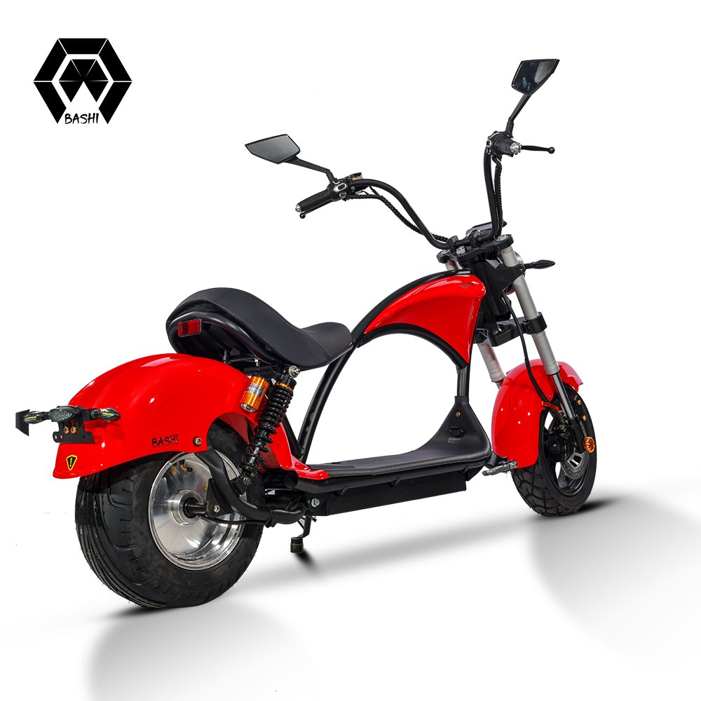 red color 60v lithium battery long range 2023 electric chopper motorcycle