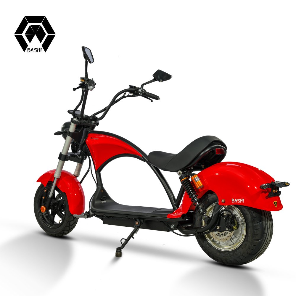 red color 60v lithium battery long range 2023 electric chopper motorcycle
