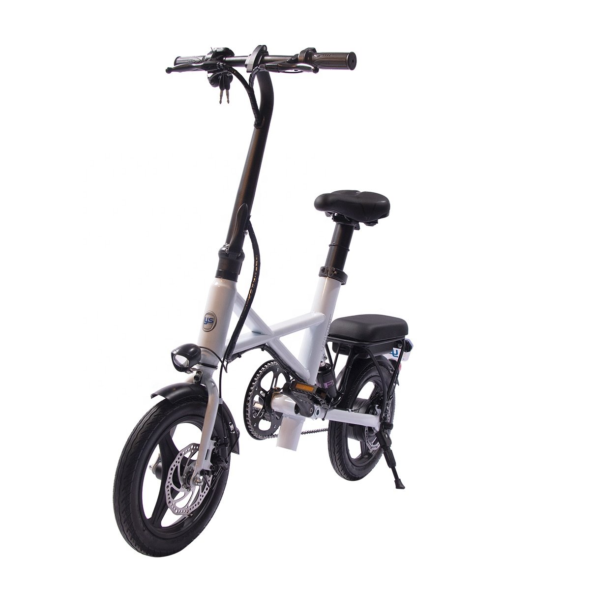 12"X2.50 Wheel Electric Bike 350W Brushless Motor City eBike 6Ah/48V Lithium Battery Mini Electric Bicycle Folding Electric Bike