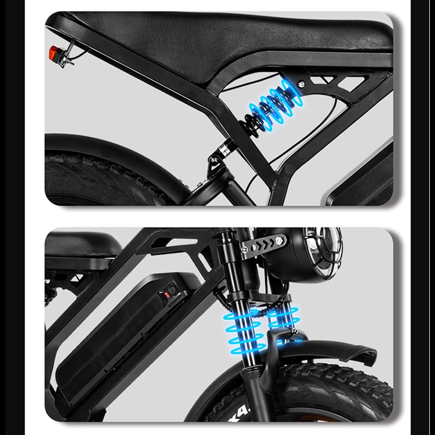 New 48v 15ah battery 500w motor electric fat tire bike fatbike v20 pro eu magazijn electric city bike bicycle ebike fatbike