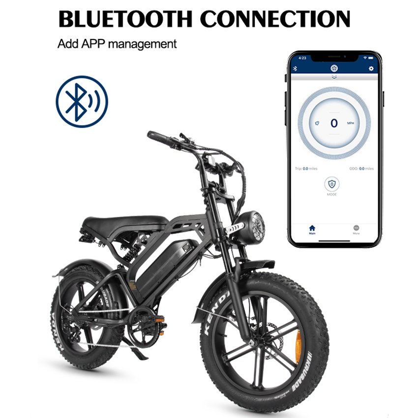 New 48v 15ah battery 500w motor electric fat tire bike fatbike v20 pro eu magazijn electric city bike bicycle ebike fatbike
