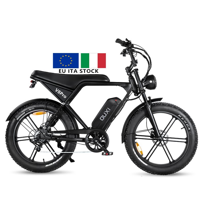 Italian New Model Mtb Electric Bicycle Fatbike 250w Mountain Bike Electric Elettrica Electrische 24 Inch Fat Bike OUXI V8 Pro