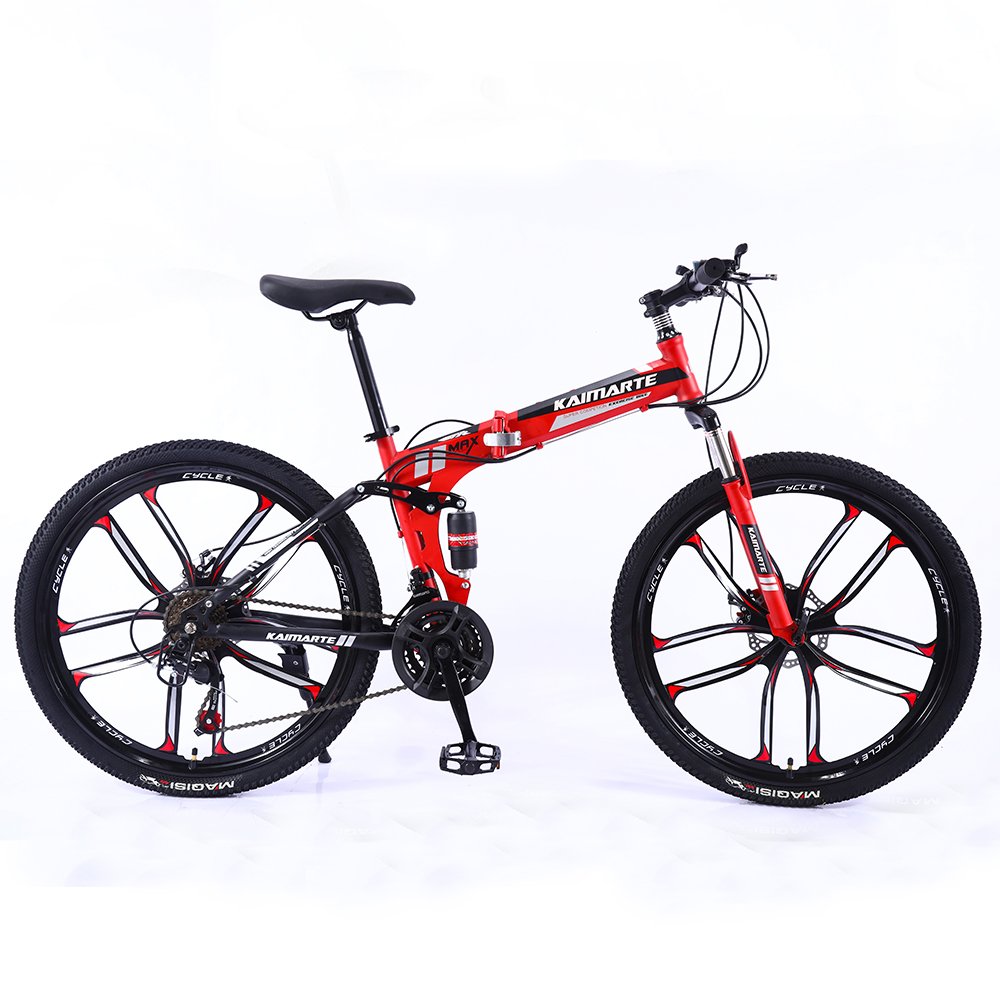 MA05 Wholesale 24 26 Inch Folding Variable Speed Bike Front And Rear Shock Absorption Mountain Bike