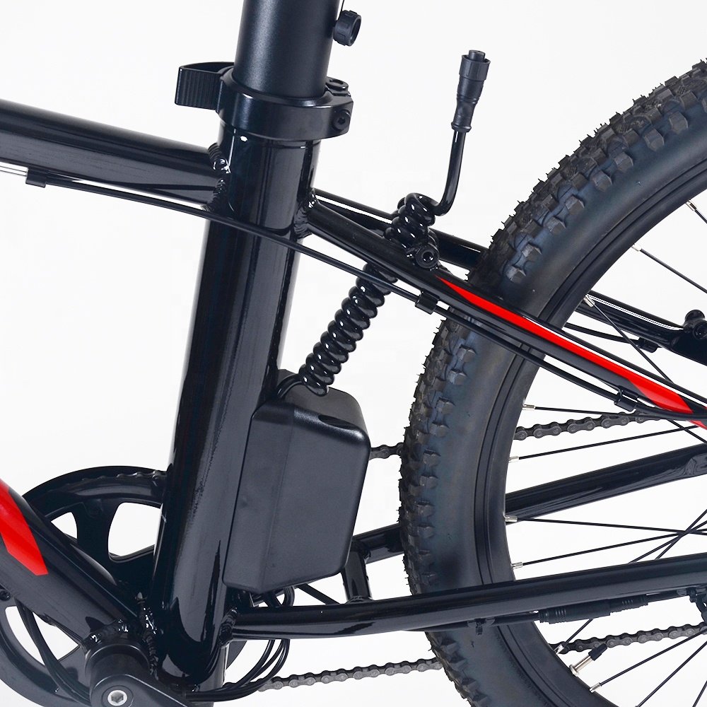 Stylish Leisure Mountain Electric Bike Powerful 36v Shimano Derailleur Central Hub Motor Aluminum Steel Alloy Integrated Lithium