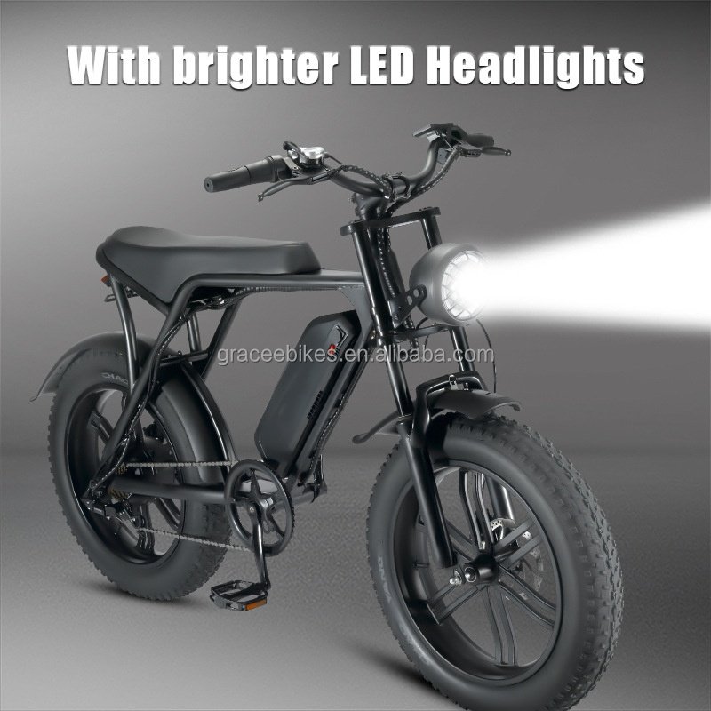 20 inch Electric Bicycles OUXI V8 250W/1000W Motor Electric Bike Mountain Bicycle City All Terrain E-bike