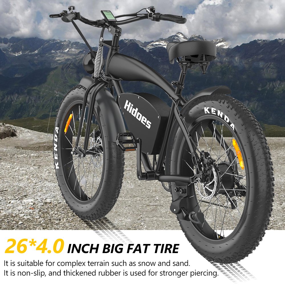 2024 New arrival Hidoes B3 EU US stock cheap 26inch electric Mountain bicycle e Fat Tire bike