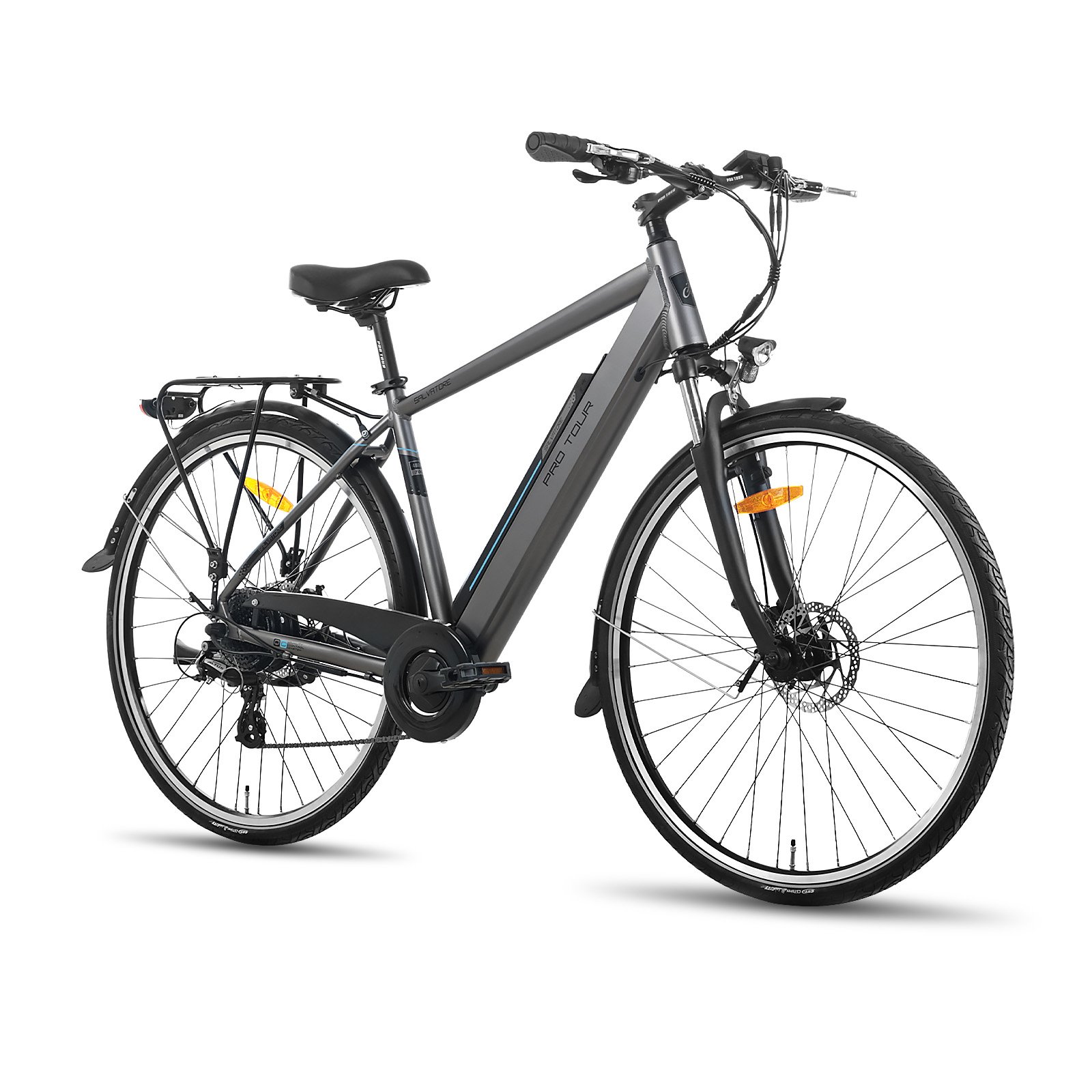 JOYKIE HILAND 28 inch electric city bike with 8-speed derailleur E-Bike 36V 250W electric city bicycle for adult