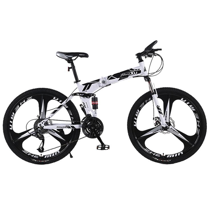 2024 Cheap Price Folding Mountain Bike 21/24/27 Variable Speed Foldable Bicycle Racing Bike 26 Inch MTB Bicycle For Adults