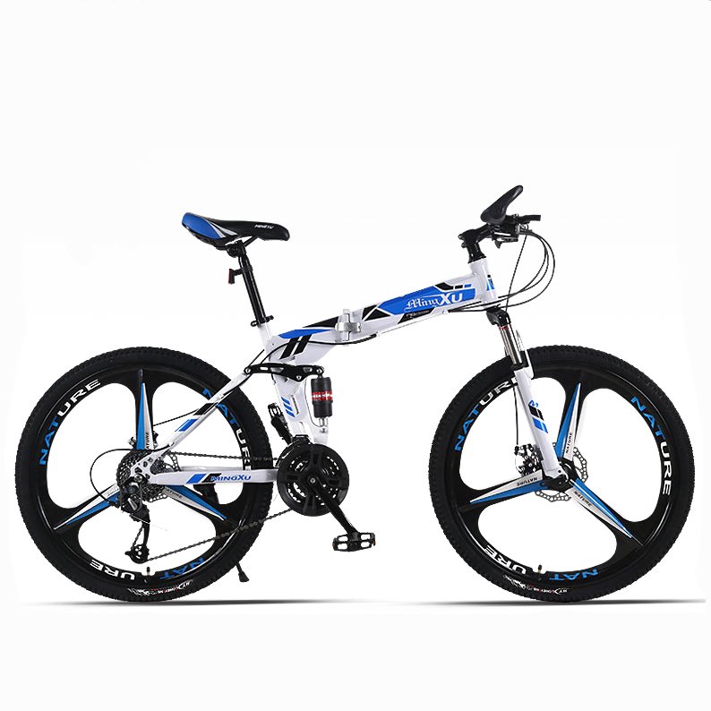 2024 Cheap Price Folding Mountain Bike 21/24/27 Variable Speed Foldable Bicycle Racing Bike 26 Inch MTB Bicycle For Adults