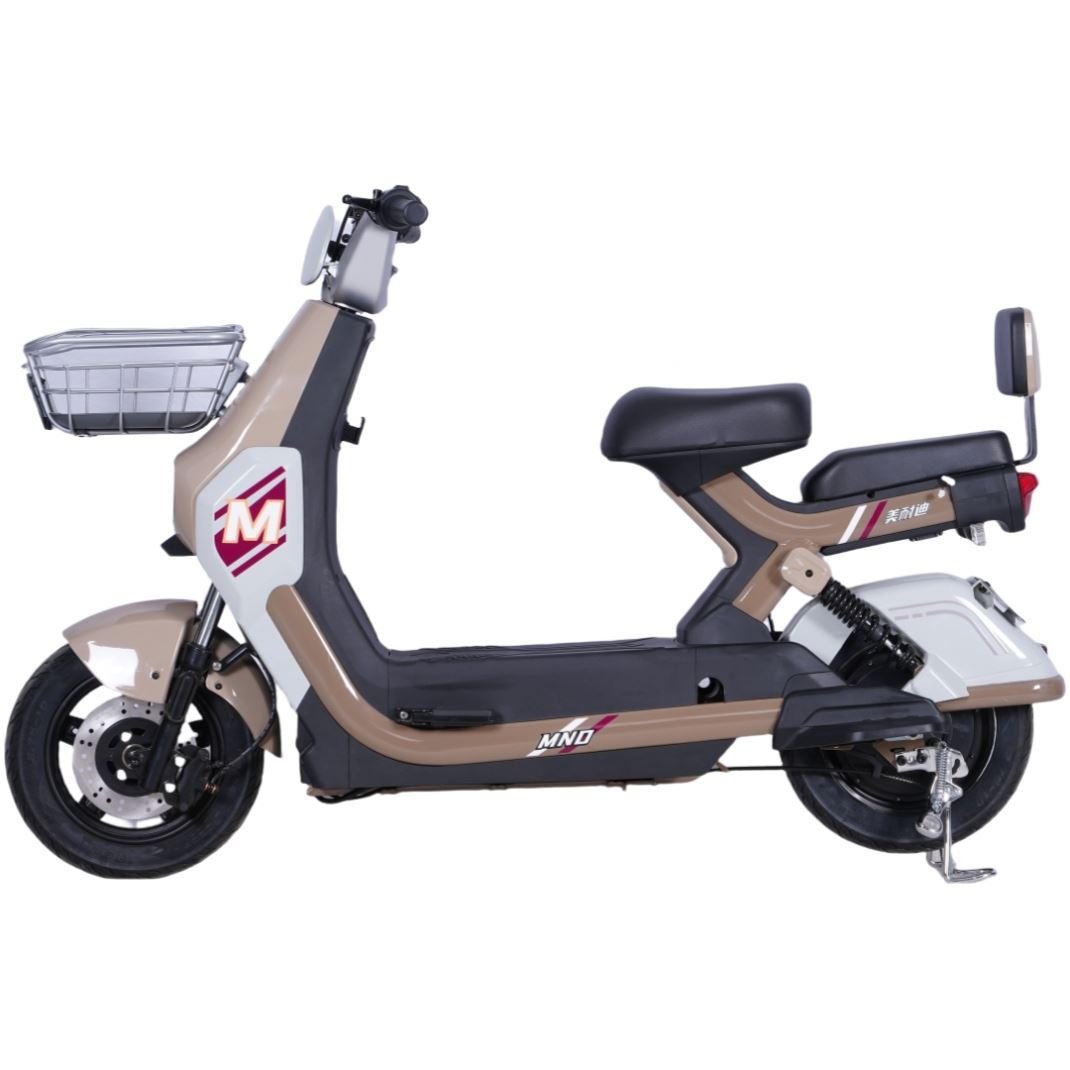 Factory Direct 14*2.5 Tire Electric City Bike 350W 500W Motorcycles with Three Gear Shift CKD Electric Scooter