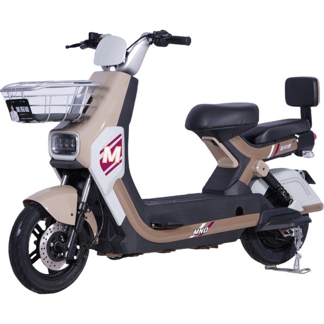 Factory Direct 14*2.5 Tire Electric City Bike 350W 500W Motorcycles with Three Gear Shift CKD Electric Scooter