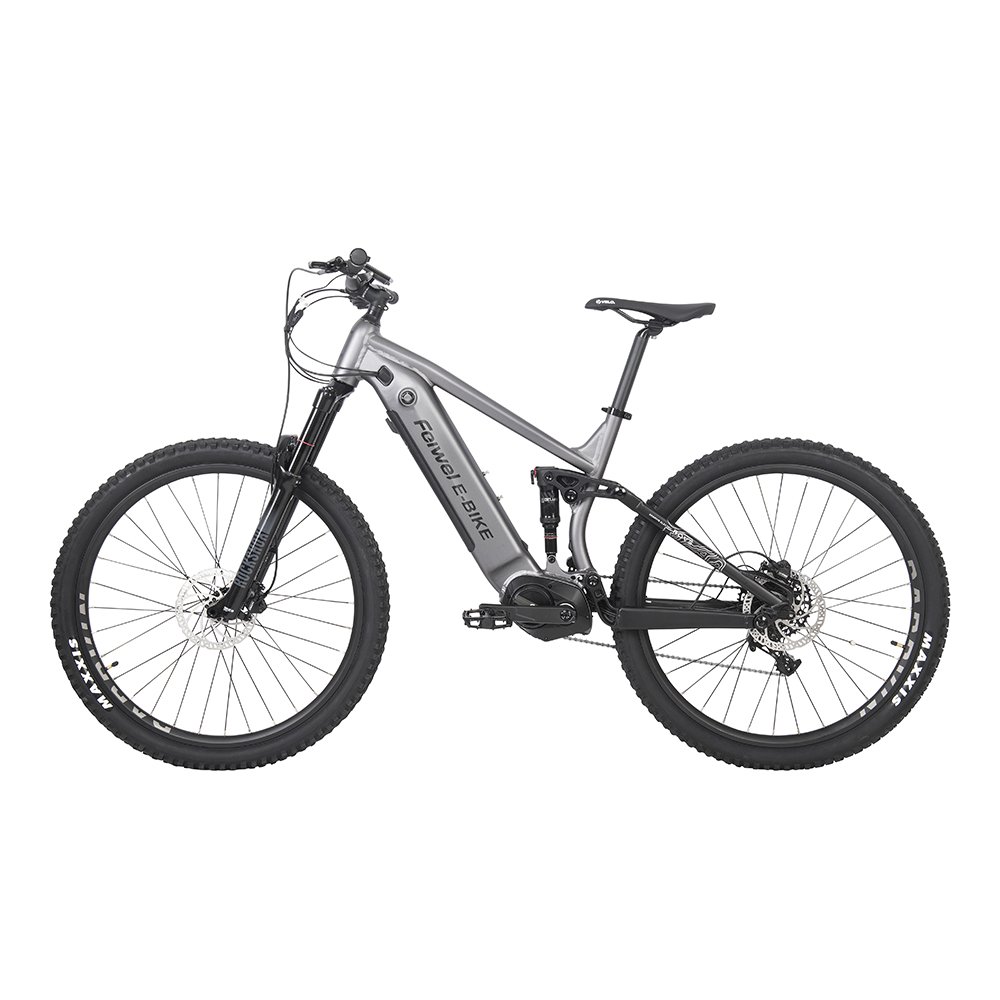 High Quality Electric Mountain Bike M500 250W Central Motor Removable 48v/12.8ah/14ah/17.5ah Full Suspension MTB Ebike 48V 120kg
