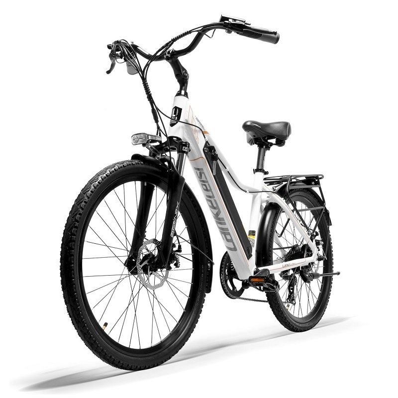 LANKELEISI PARD3.0 26 inch electric city bike e bike aluminum alloy frame 36v 15ah lithium battery ebike 500w electric bicycle