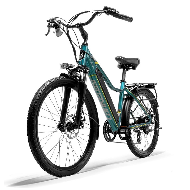 LANKELEISI PARD3.0 26 inch electric city bike e bike aluminum alloy frame 36v 15ah lithium battery ebike 500w electric bicycle