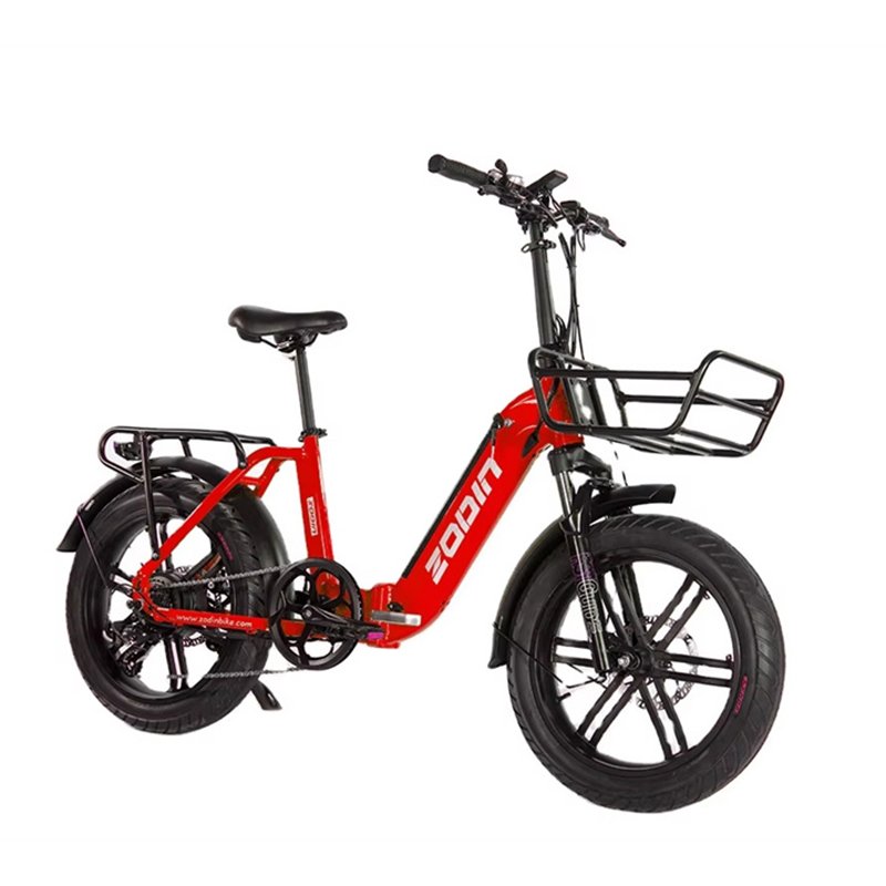 500W 750W Ebike Electric Fat Bike Long Range 60Km 48V 10.5Ah 20 Inch Tyre Fat Tire Electric City Bike Foldable
