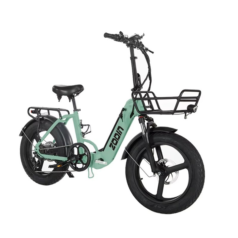 500W 750W Ebike Electric Fat Bike Long Range 60Km 48V 10.5Ah 20 Inch Tyre Fat Tire Electric City Bike Foldable
