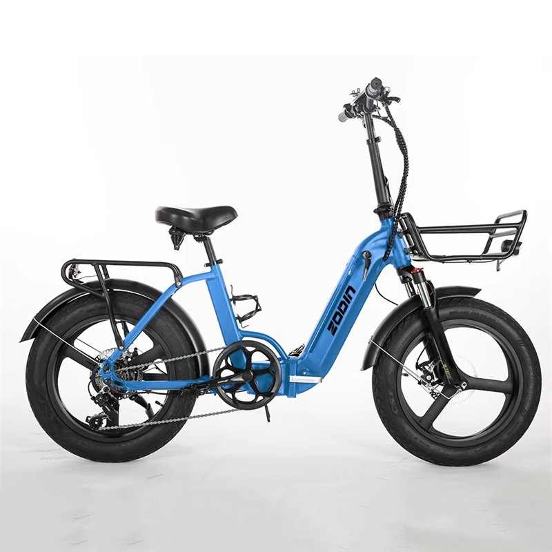 500W 750W Ebike Electric Fat Bike Long Range 60Km 48V 10.5Ah 20 Inch Tyre Fat Tire Electric City Bike Foldable