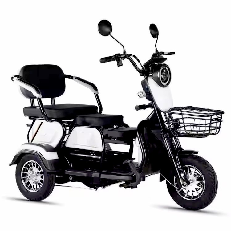 2024 China New Model 48v Electric City Bike Convenient Elderly Passenger & Cargo Transport Lithium Battery Electric Tricycle