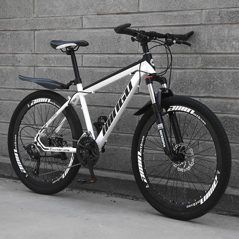 26-Inch MTB Mountain Bikes with 21-Speed 24-Wheel Bicycle Cheap Workshop Aluminum Alloy Fork Disc Brake System for Cycling