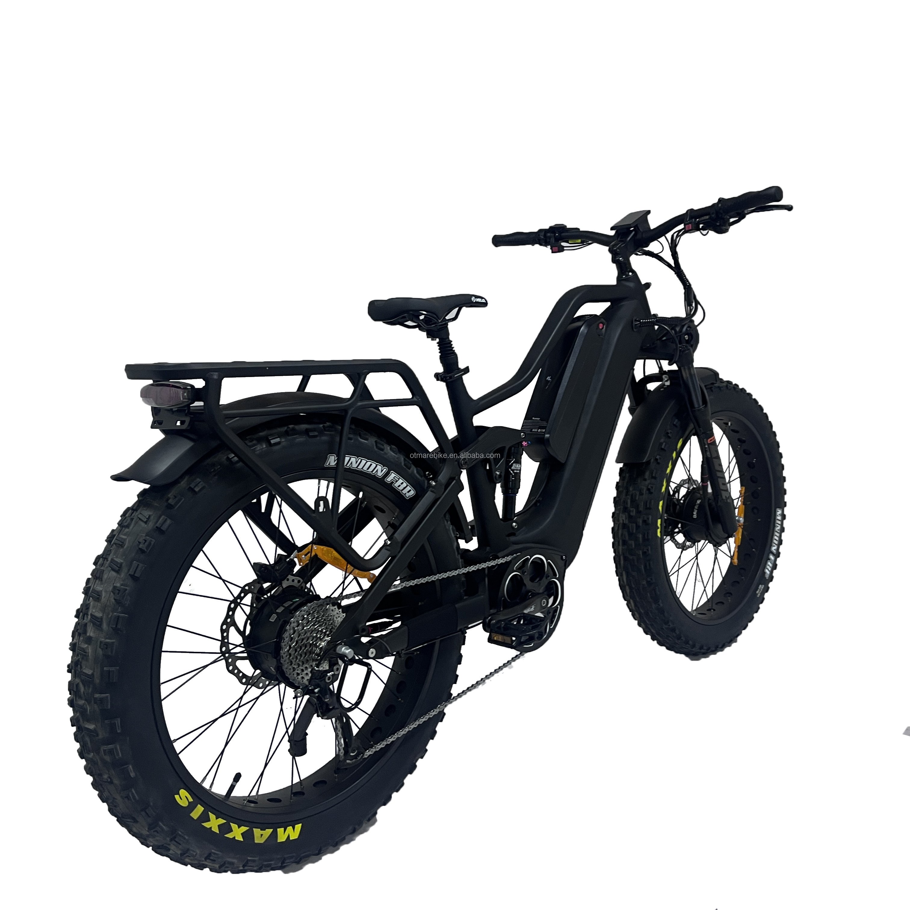 Off Road electric mountain bike Full Suspension dual motor 26inch new arrival 1000w Adult 2 battery Electric Fat Bike fast speed