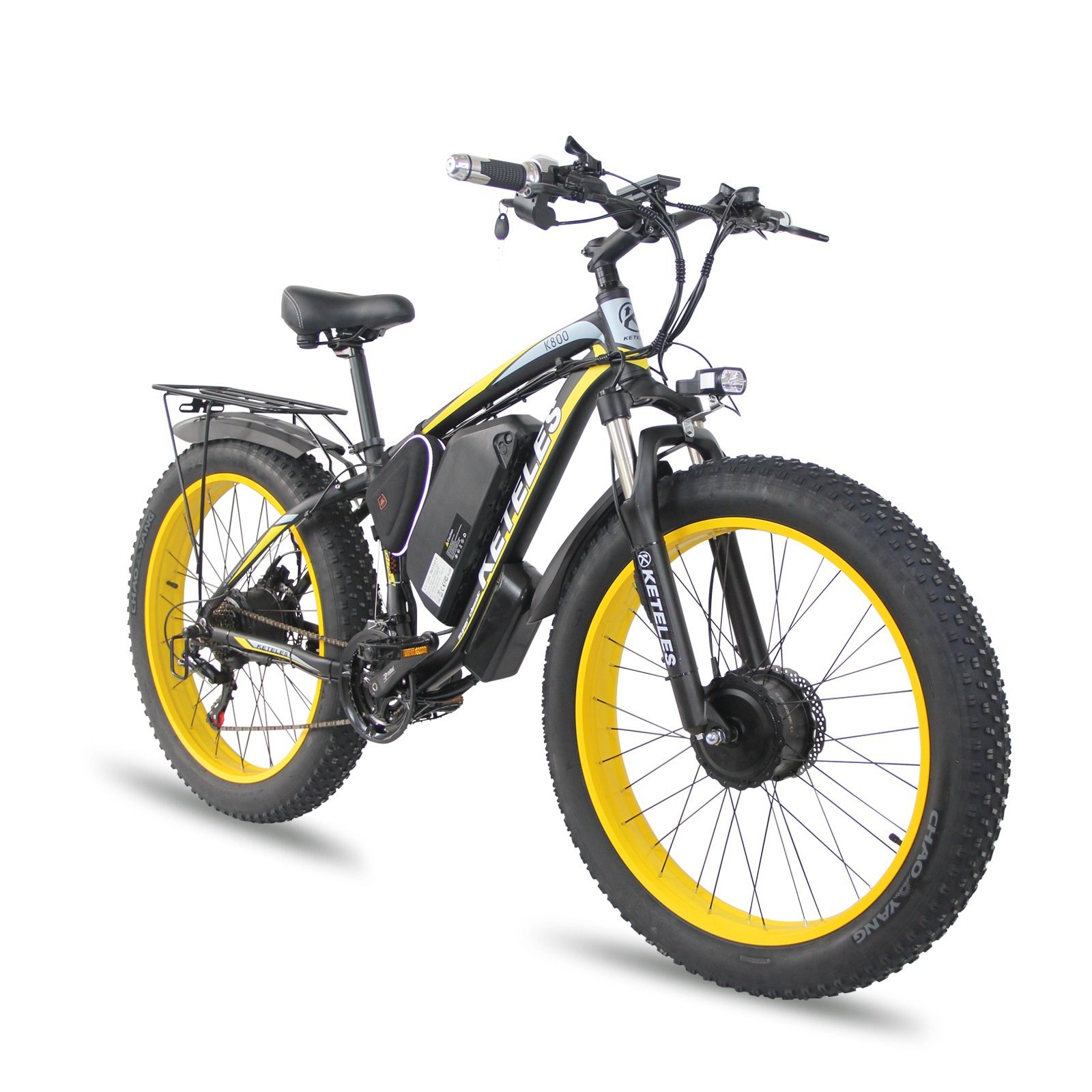 Custom 48V Dual Motor Double 1000W 26 inch 2000W Mountain MTB E Cycle Ebike Electric Fat Bike Bicycle