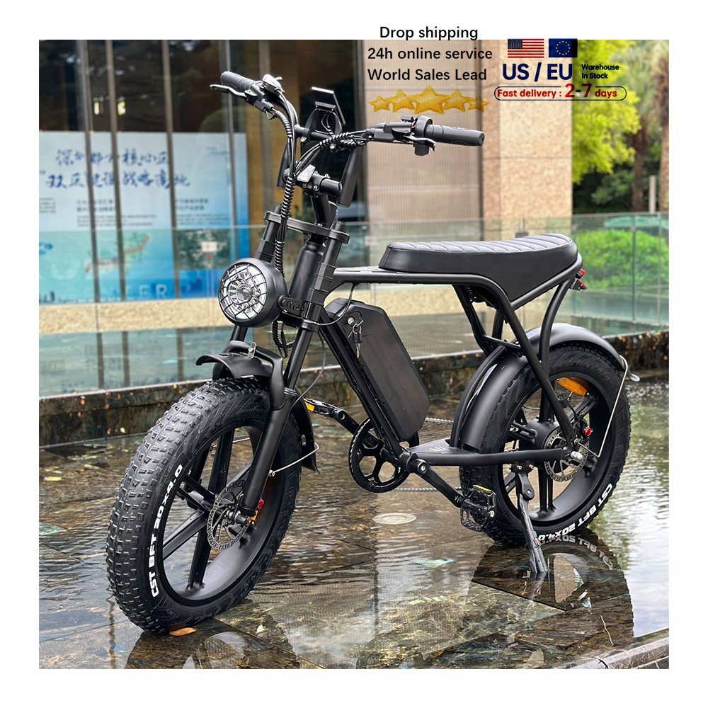 New style Off road playing choice wholesale OUXI V8 e bike electric fatbike cheap electric dirt Bicycle adult mountain ebike