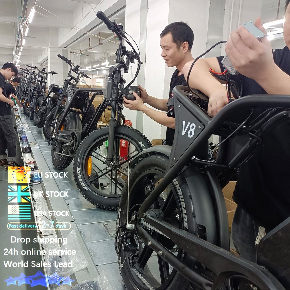 New style Off road playing choice wholesale OUXI V8 e bike electric fatbike cheap electric dirt Bicycle adult mountain ebike