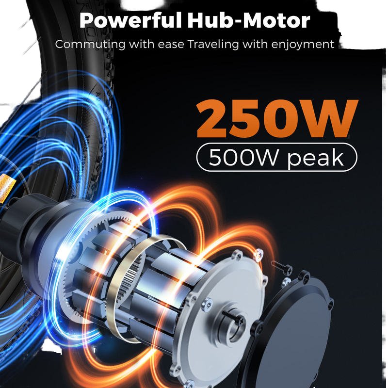 Mini 400W 48V Electric City Bike 14 Inch Foldable Adult Battery Power Scooter with Lithium Battery Folding Electric Bicycle