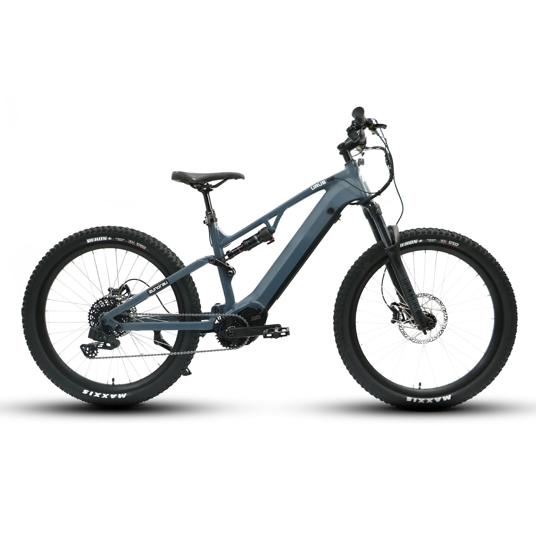 BTN OEM URUS Bafang M600 500W Mid Drive Motor Electric Bikes Off Road Full Suspension Fat Tire Mountain Ebike