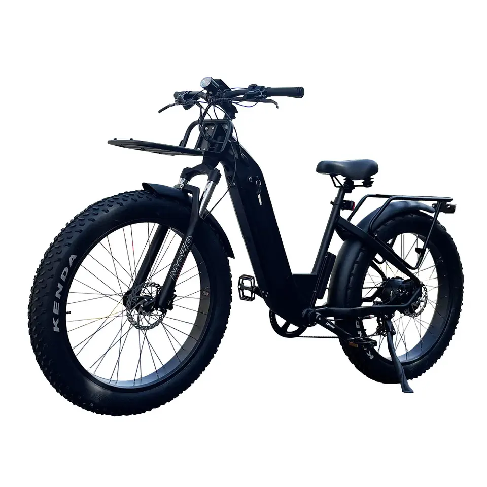 2021 Wholesale 26 inch mountain snow bike fat tire wide tire electric lithium battery moped mountain ebike bike electric bicycle