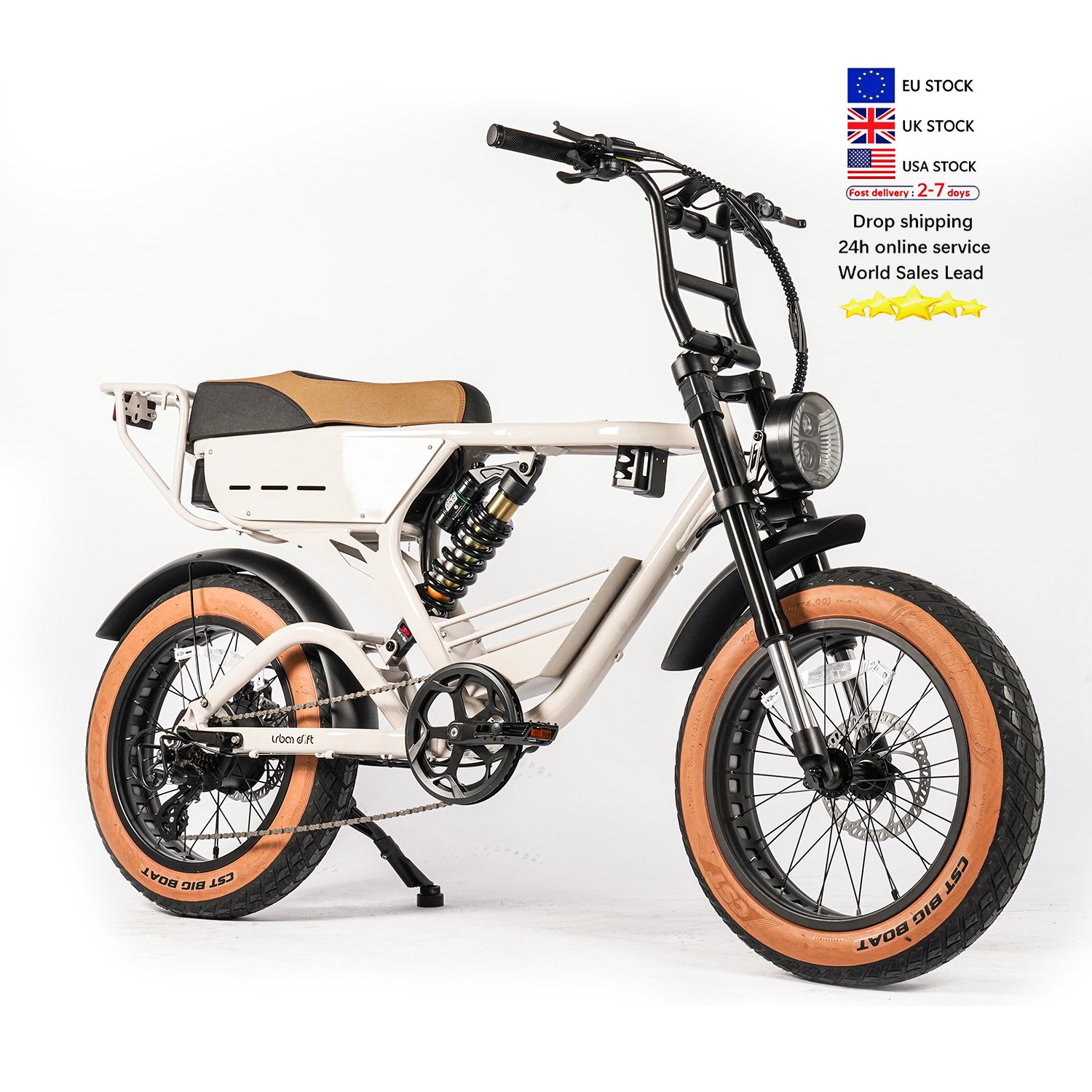 OEM Factory Electric Hybrid Step-over Mountain Bike 48v/52V e Hub Motor Lithium Battery 250w-350w Motor VE E chopper