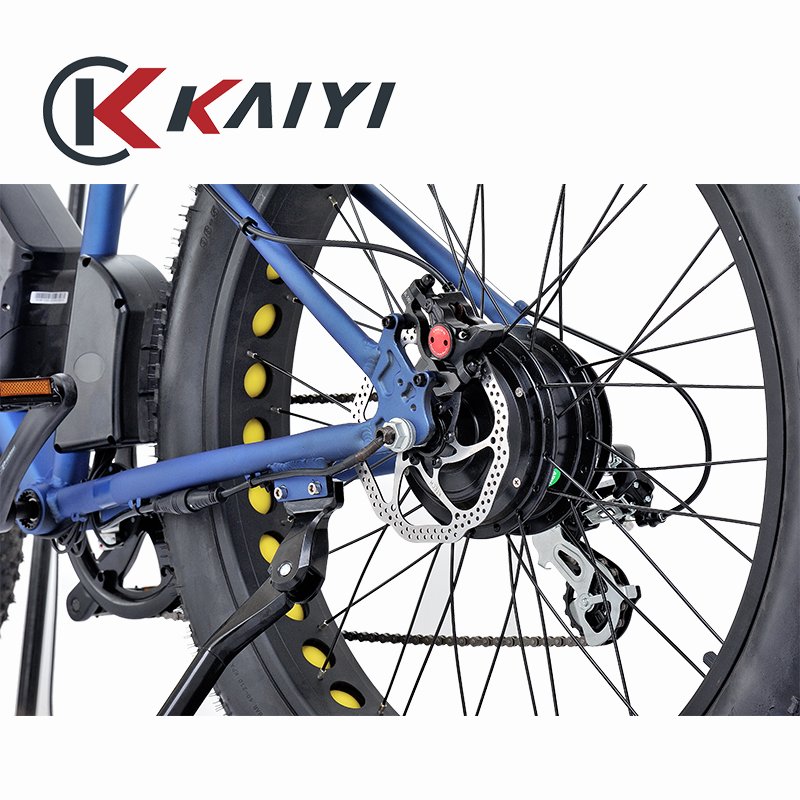 KAIY Rear Carrier Battery Electric Bicycle Lithium Battery 48V Rear Hub Motor Aluminum Alloy Sensor 7 Speed LED/LCD Display