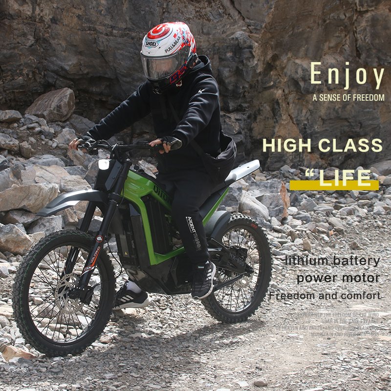 Electric scooter Electric motorcycle Cheap Wholesale fast 85km/h dirt bike for adult off road