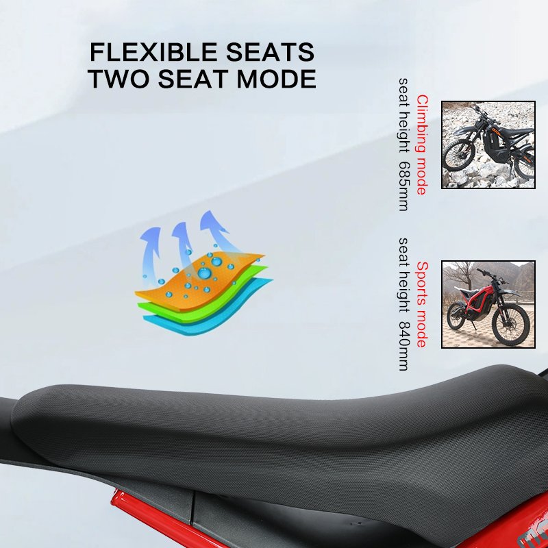 Electric scooter Electric motorcycle Cheap Wholesale fast 85km/h dirt bike for adult off road