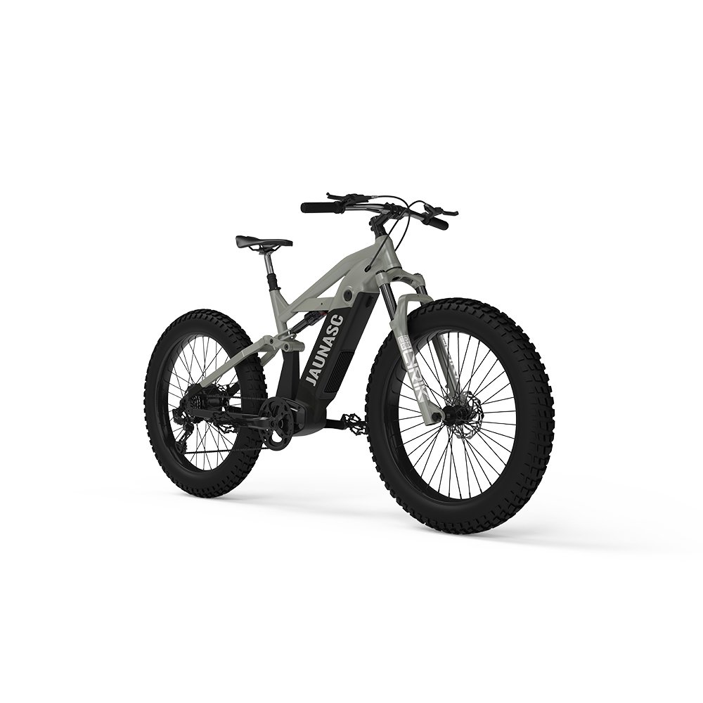 2023 KUAKE Fat Tire E-Bike Full Suspension Fatire Electric Mountain Bike Road Bicycle electric dirt bike for men