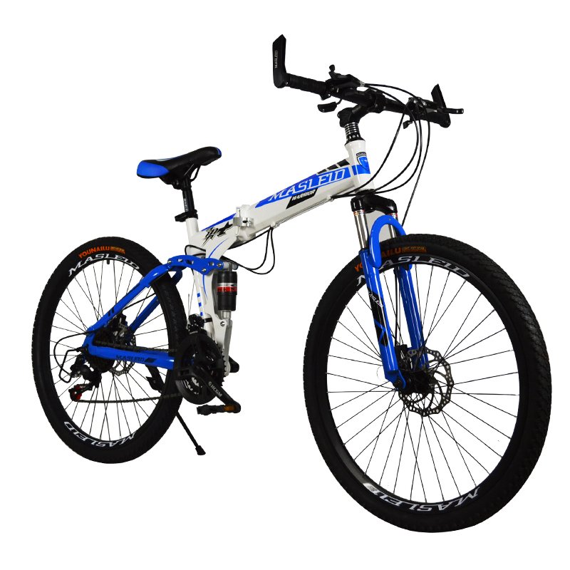 Folding bike 26 inch adult mountain bike high carbon steel cheap price but high quality