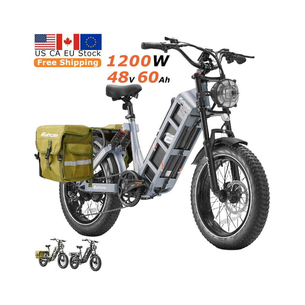 Eahora Juliet EU US CA Stock Warehouse 1000W/1200W 48V 60Ah 100+ Miles Long Range mtb E-Bike Electric Bike for Adults