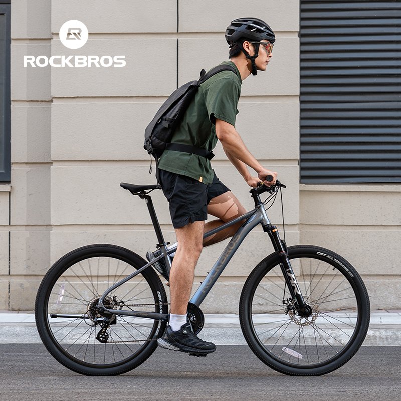 ROCKBROS 27.5-inch Men Women Mountain road Bike aluminum alloy Internal Disc Brake 24-speed dual suspension mountain bike