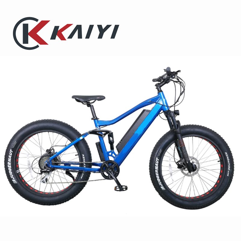 KAIYI Electric Bicycle 48V Ebike Lithium Battery Frame Fast Speed Mountain Bicycle 26inch Electric Bike Aluminum Alloy 50km 15AH