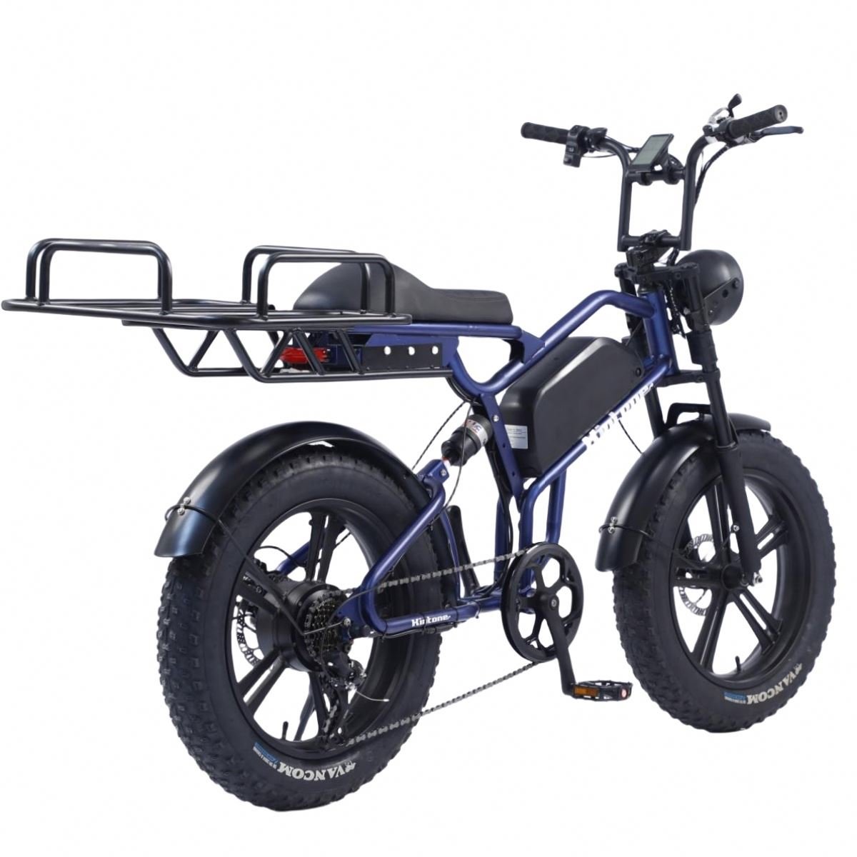 High Quality 4.0 Fat Tire Foldable 48V Electric Mountain Bike with Disc Brake for Delivery with down Tube Battery Position