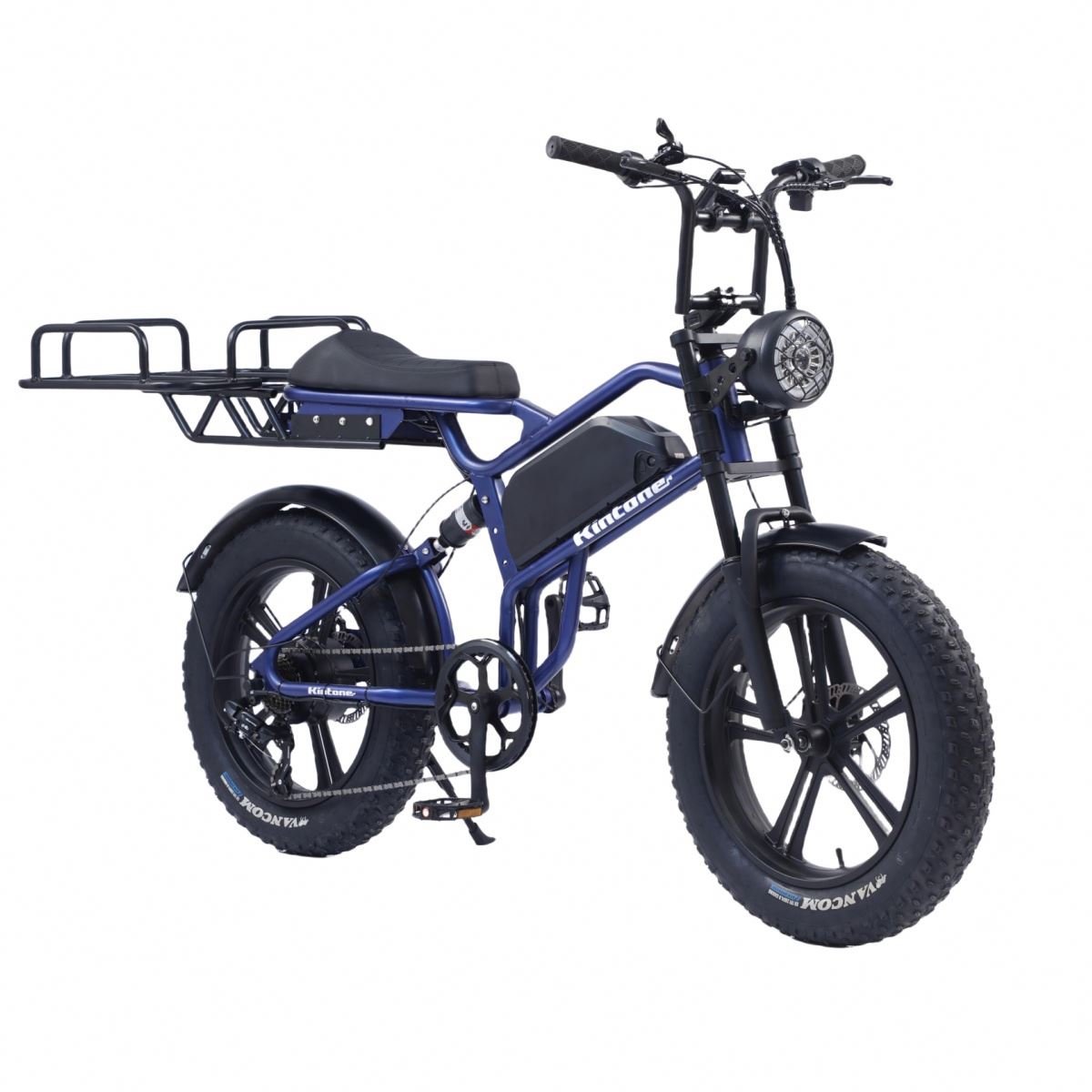 High Quality 4.0 Fat Tire Foldable 48V Electric Mountain Bike with Disc Brake for Delivery with down Tube Battery Position