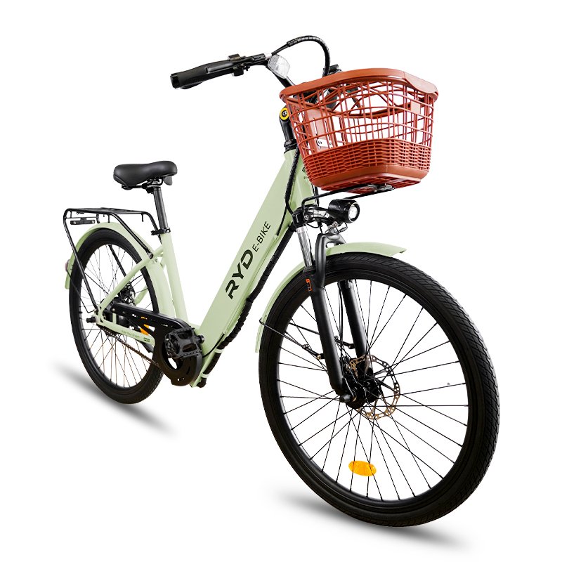 36V 26inch 250W 10AH Lithium battery disc brake Electric city e bikes City electric bike for women