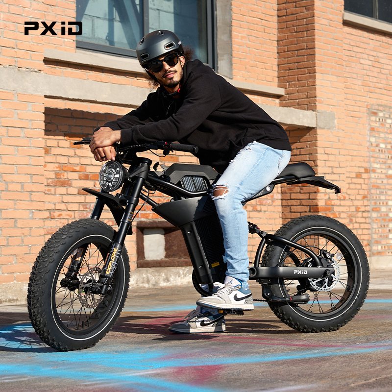 PXID MANTIS P6 20 inch fat tyres ebike 750w 48v electric city bike for adult