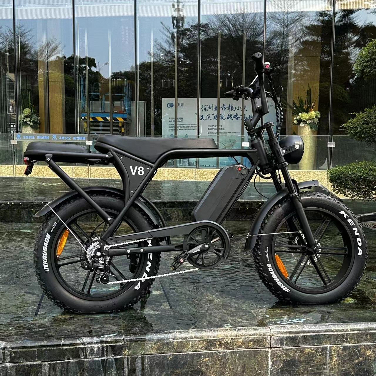20 inch Electric Bicycles OUXI V8 250W/1000W Motor Electric Bike Mountain Bicycle City All Terrain E-bike