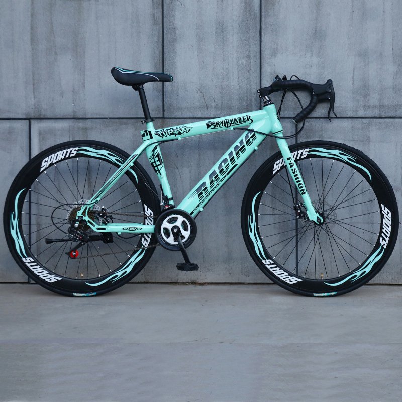 China factory new bicycle 700*23C 25C tire steel road bike disc brake with 24 speed