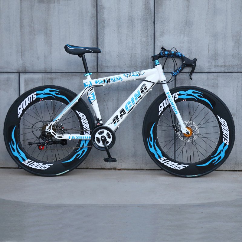 China factory new bicycle 700*23C 25C tire steel road bike disc brake with 24 speed