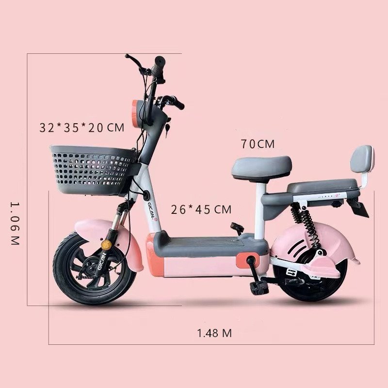 2024 Vintage 500W Brushless Motor Electric City Bike Long-Range Noiseless Bicycle for Nepal Roads Popular Urban Commute Vehicle