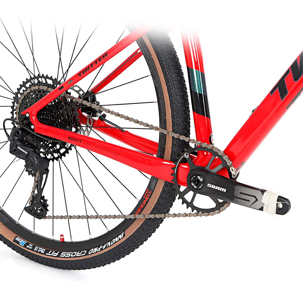 Twitter high quality 29 inch Warrior- pro carbon fiber mountain bike SX-12 speed disc brake carbon bicycle with air suspension